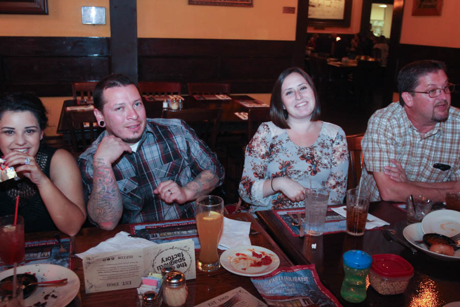 Post rehearsal dinner at The Old Spaghetti Factory