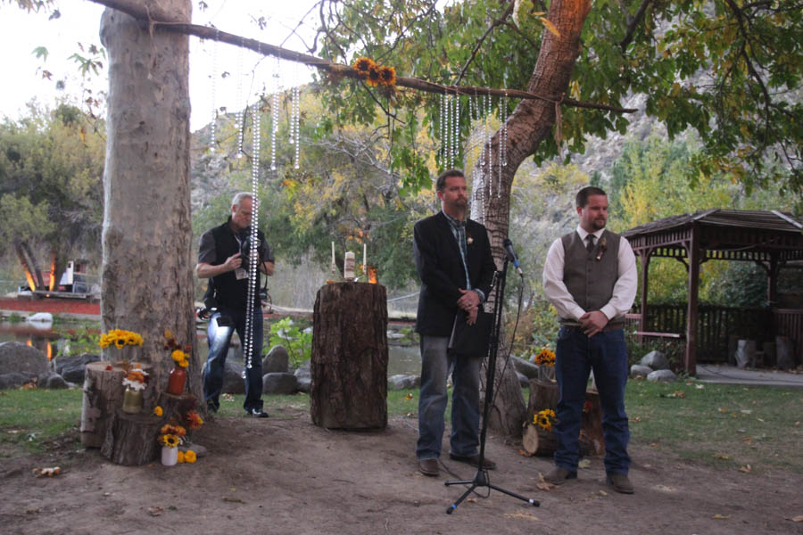 The wedding ceremony