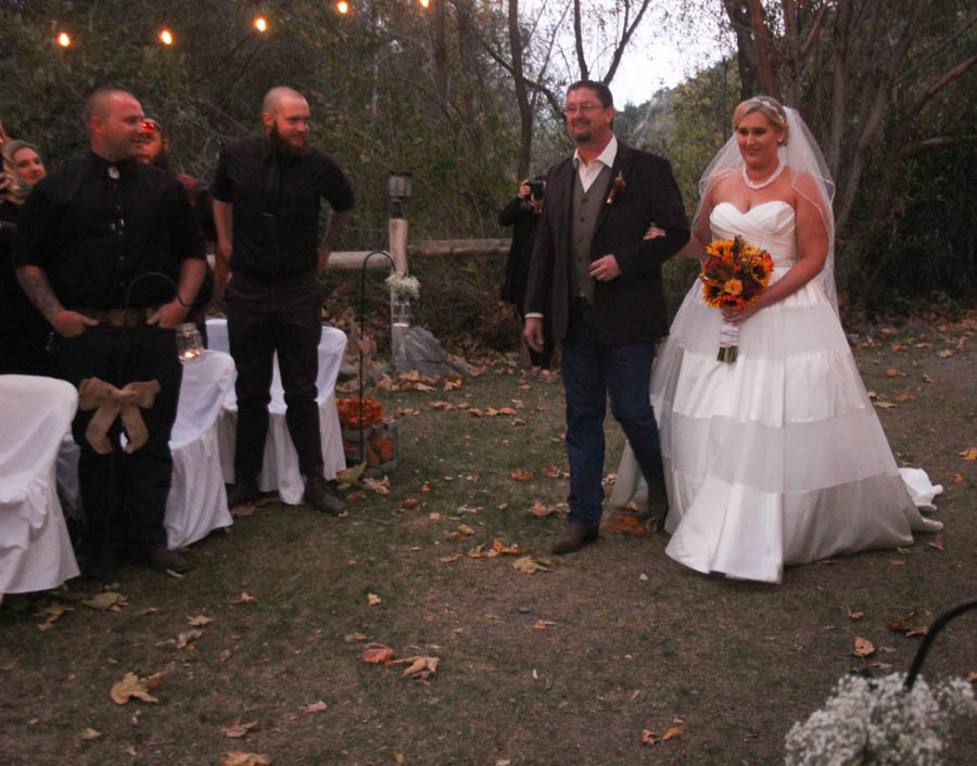 The wedding ceremony