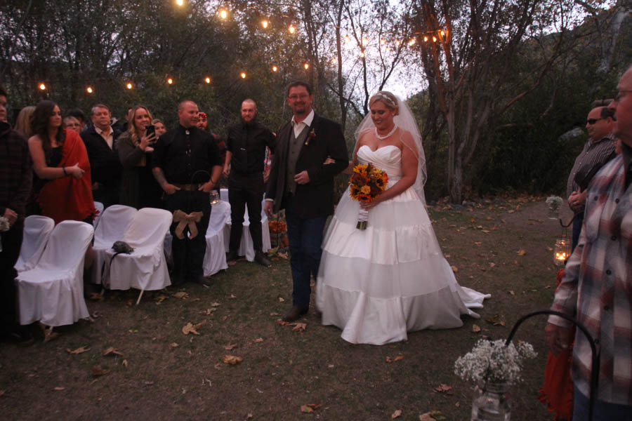 The wedding ceremony