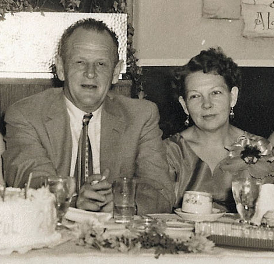 Paul William and Georgia Liles 1954