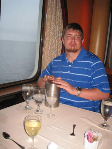 Last supper at sea