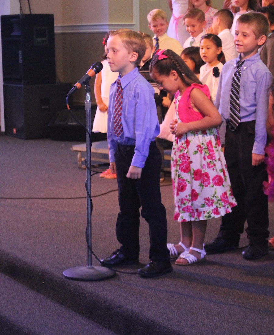 Charlie graduates kindergarden 2014