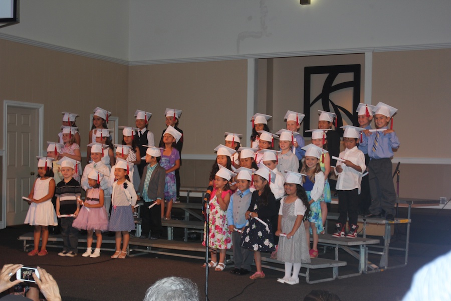 Charlie graduates kindergarden 2014