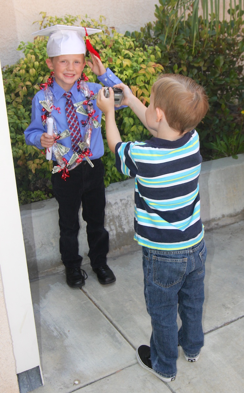 Charlie graduates kindergarden 2014