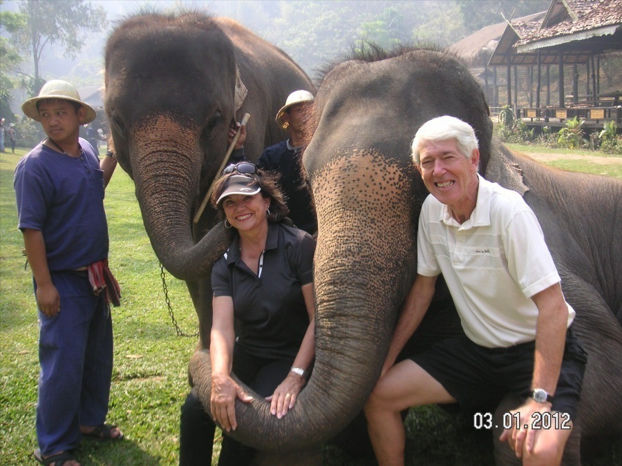 Time to visit the elephants and have a ride