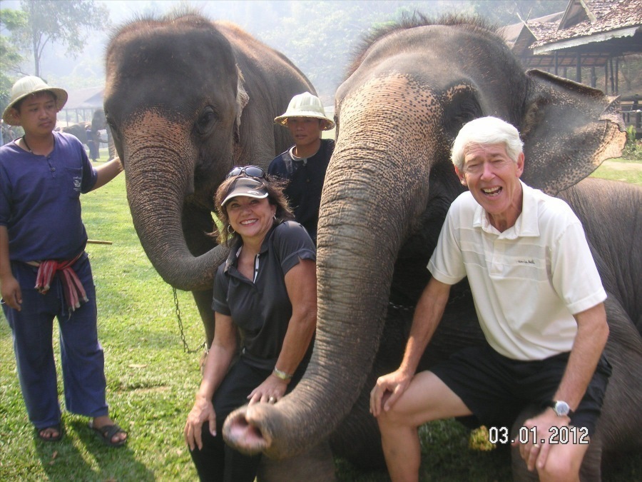 Time to visit the elephants and have a ride