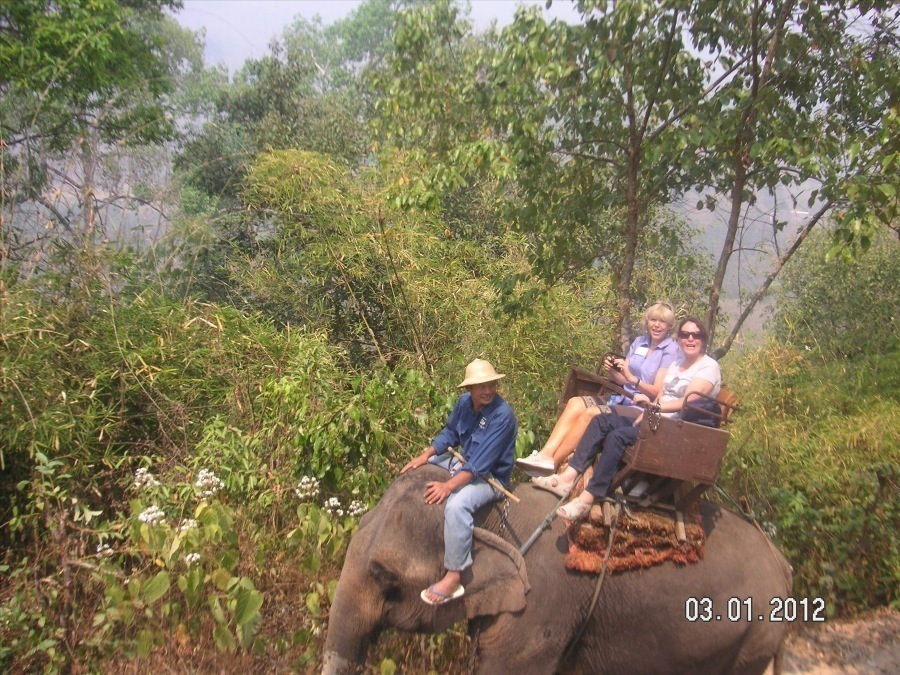 Time to visit the elephants and have a ride