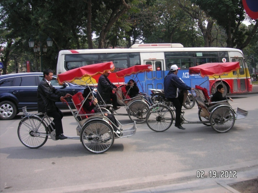 The Burns in Hanoi, Vietnam