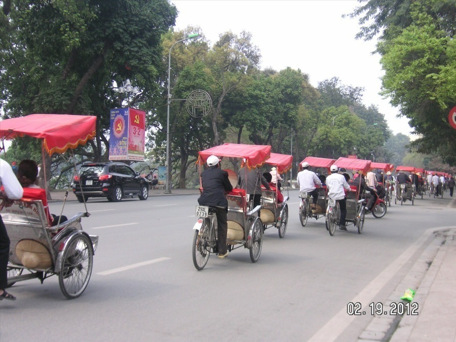 The Burns in Hanoi, Vietnam