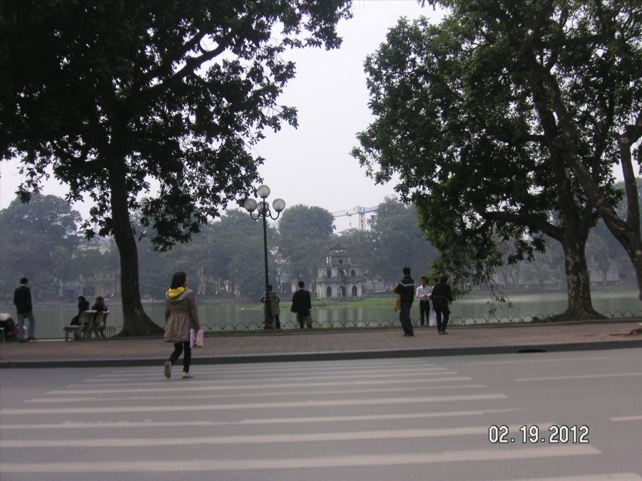 The Burns in Hanoi, Vietnam