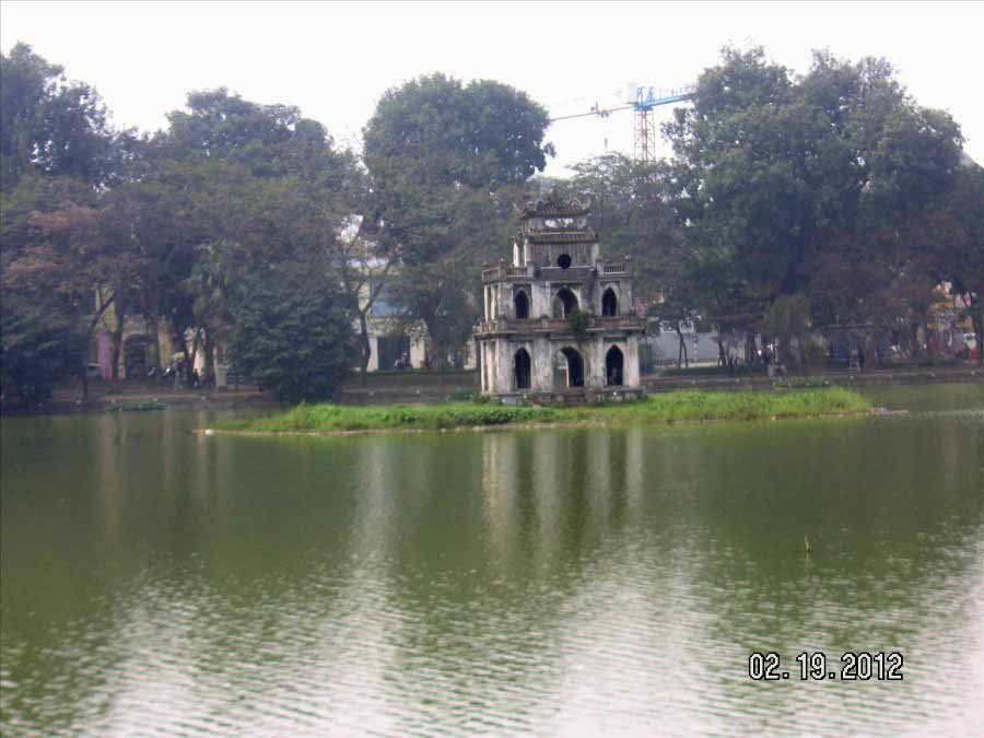 The Burns in Hanoi, Vietnam