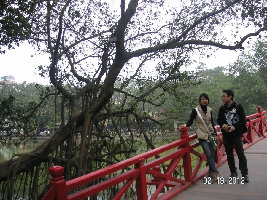 The Burns in Hanoi, Vietnam