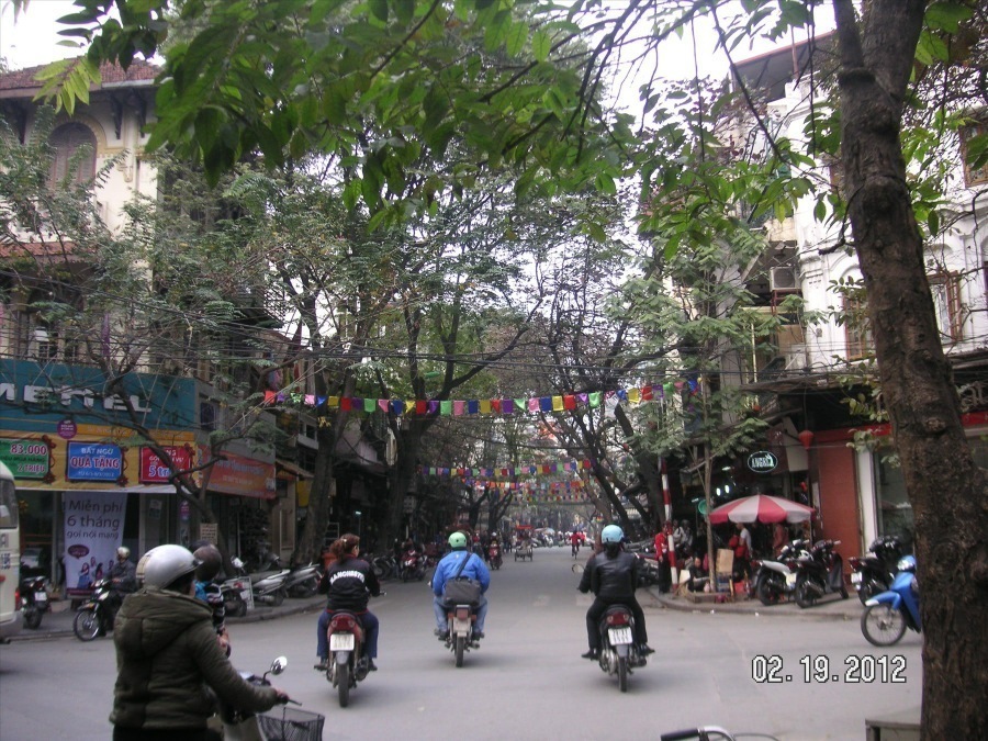 The Burns in Hanoi, Vietnam