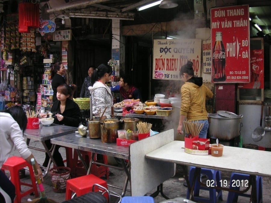 The Burns in Hanoi, Vietnam