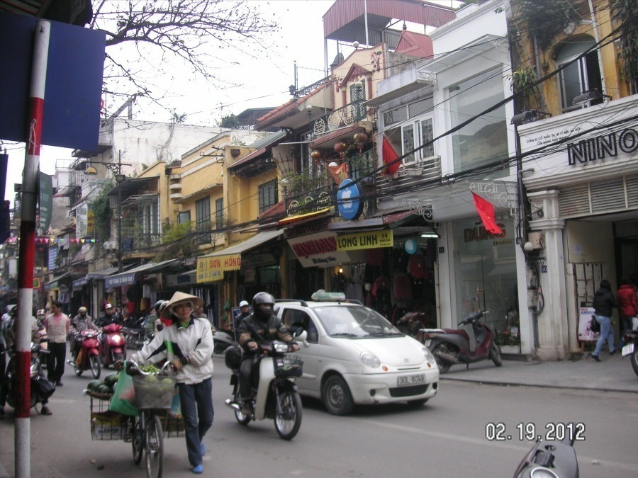 The Burns in Hanoi, Vietnam