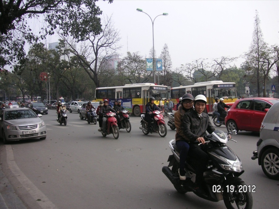 The Burns in Hanoi, Vietnam