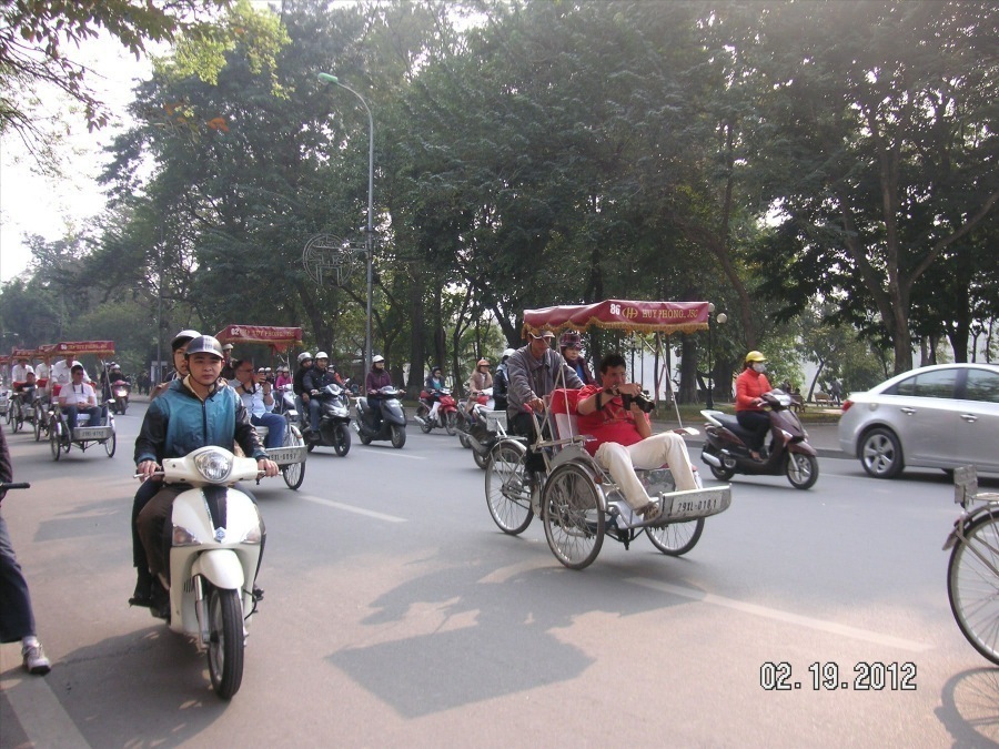 The Burns in Hanoi, Vietnam