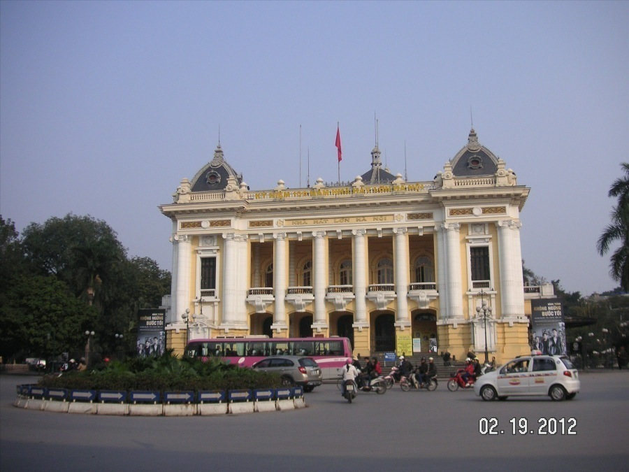 The Burns in Hanoi, Vietnam