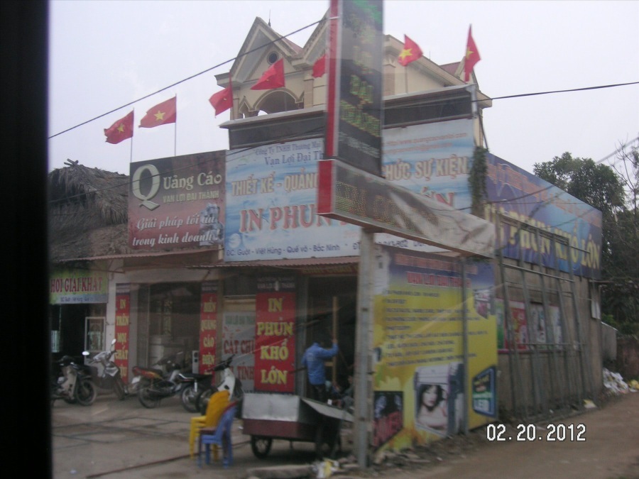 The Burns in Hanoi, Vietnam