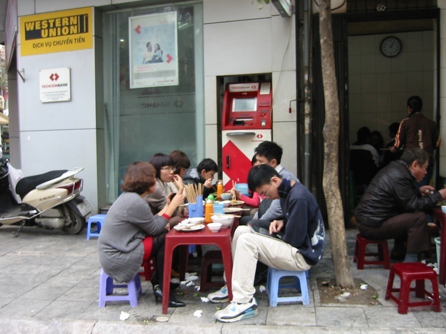 The Burns in Hanoi, Vietnam