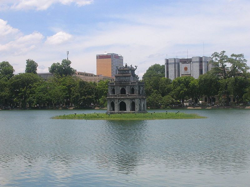 The Burns in Hanoi, Vietnam