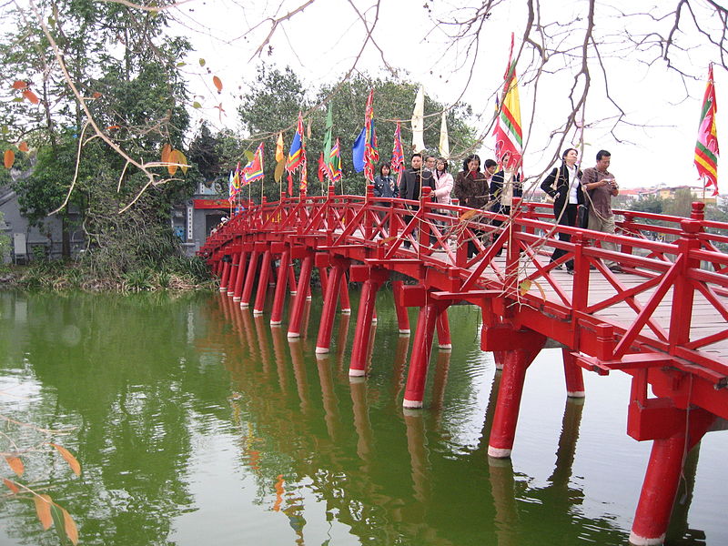 The Burns in Hanoi, Vietnam