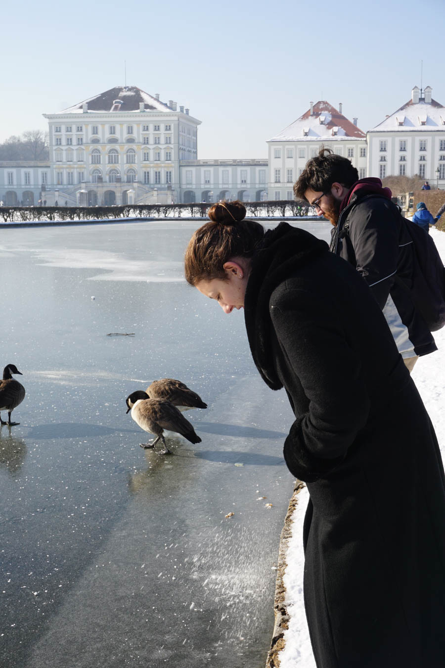 Cyndy and Harper visit Haley in Germany January 2017