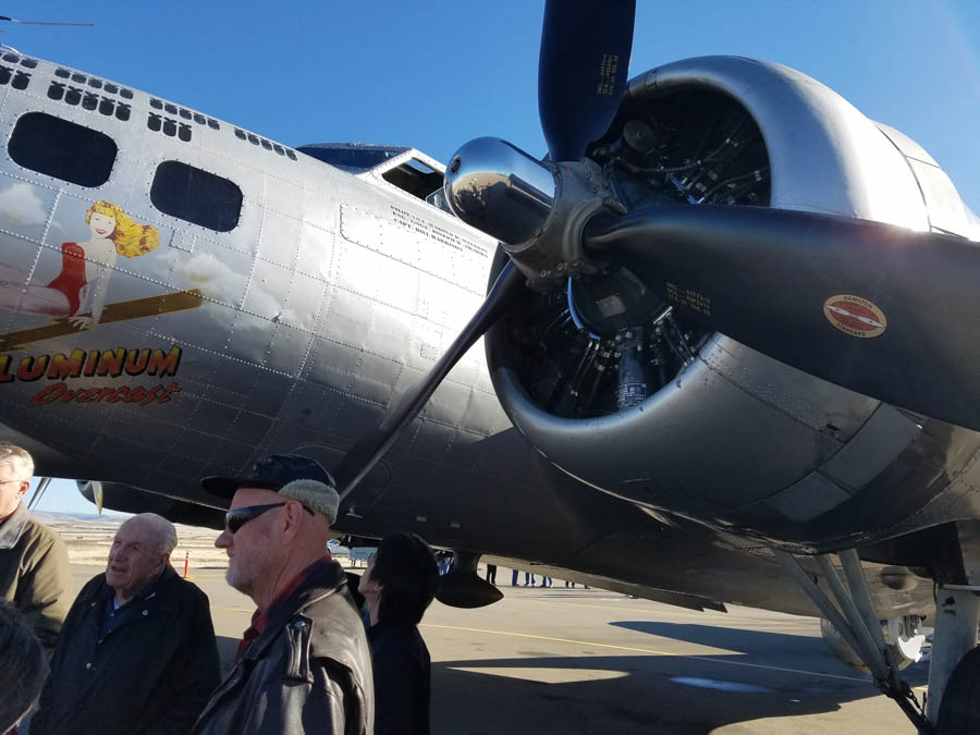 Hans and John go flying in a B-17 flight 2/4/2017