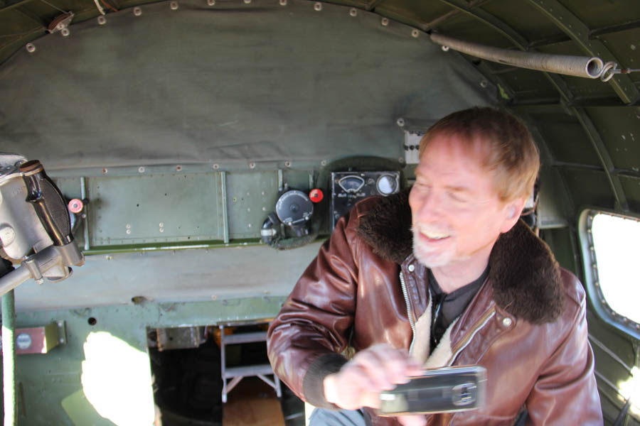 Hans and John go flying in a B-17 flight 2/4/2017