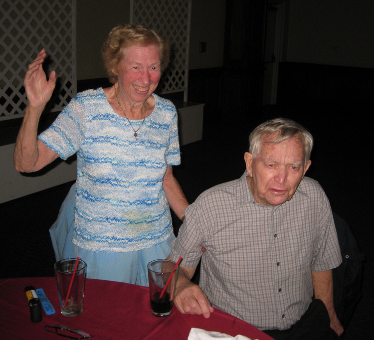 Margo & Barney celebrate 62 years of marrriage