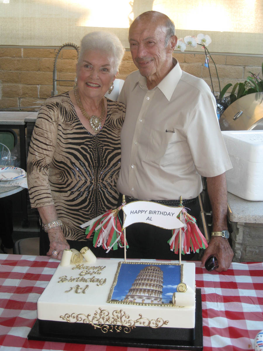 Al Calo's 84th birthday at the Mongells home August 2014