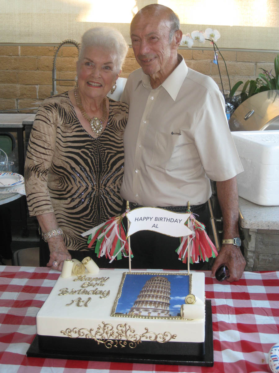 Al Calo's 84th birthday at the Mongells home August 2014