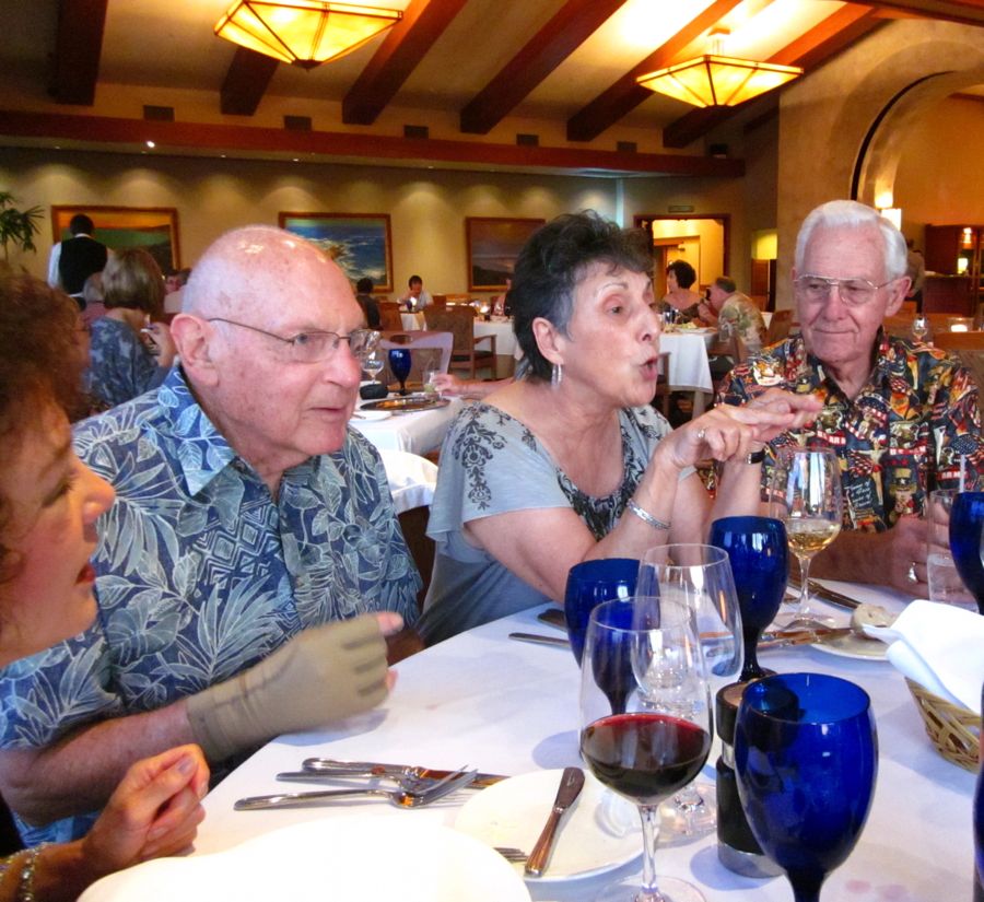 Dancing with friends at the Elks and ORCC