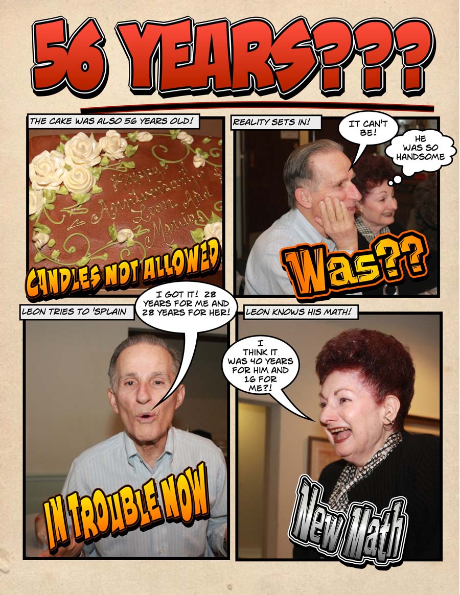 56 years, a comic view