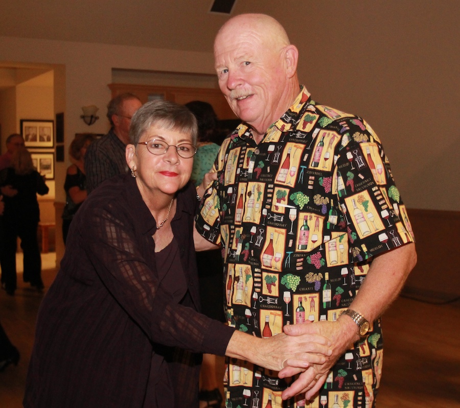 Dancing at the Fullerton Elks Ledge 1/26/2013