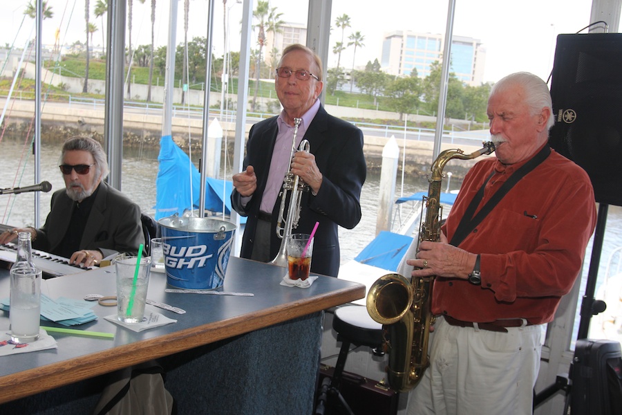 Dancing at Newport Harbor 1/27/2013 with friends