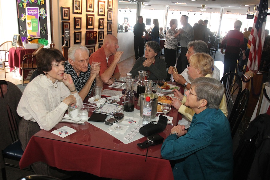 Dancing at Newport Harbor 1/27/2013 with friends