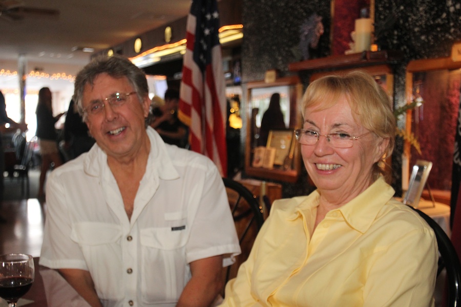 Dancing at Newport Harbor 1/27/2013 with friends