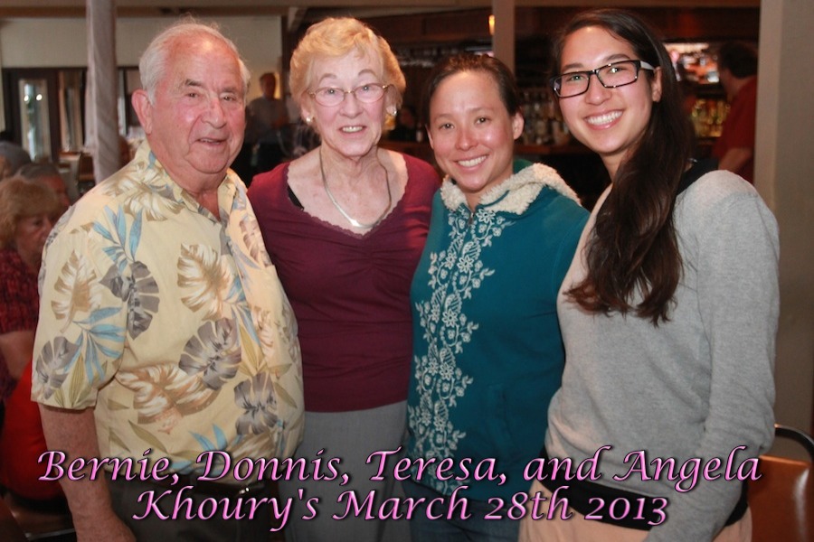 Meeting Teresa and Angela Khoury's 3/28/2013