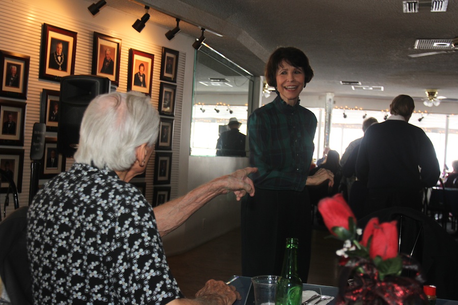 Dancing and visiting with friends at Newport Harbor Elks April 7th 2013