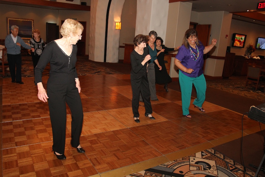 Dinner dancing at Old Ranch April 14, 2013