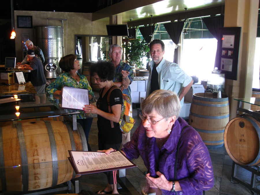 Wine tasting with the Roberts and Zaitz Laguna MAy 2013