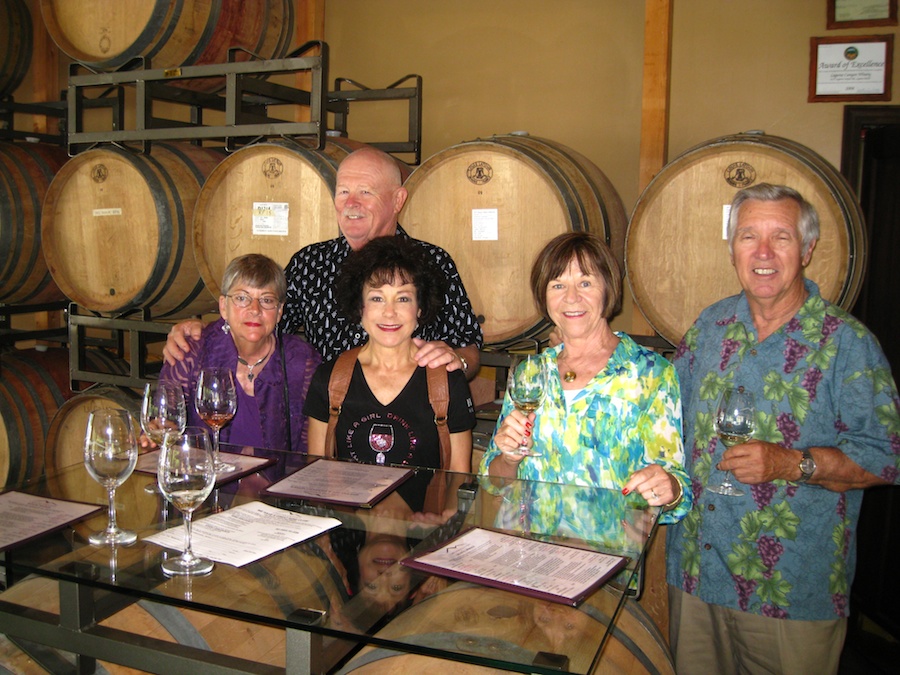 Wine tasting with the Roberts and Zaitz Laguna MAy 2013