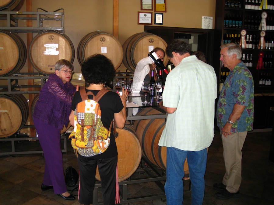 Wine tasting with the Roberts and Zaitz Laguna MAy 2013