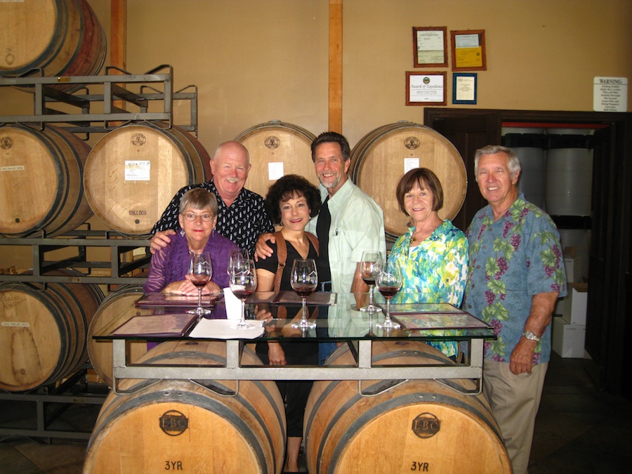 Wine tasting with the Roberts and Zaitz Laguna MAy 2013