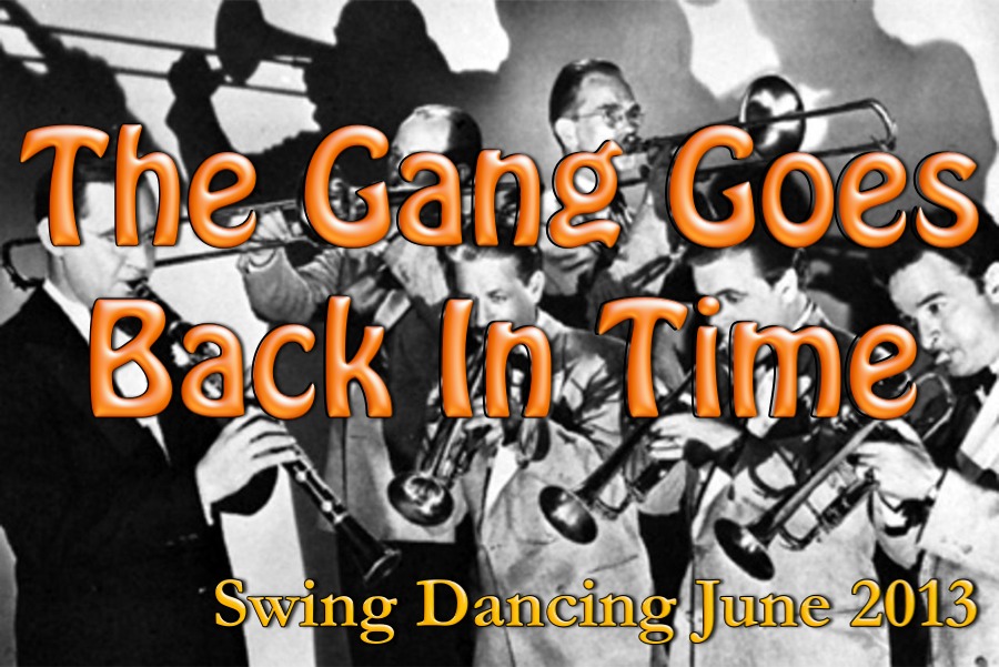 Swing dancing at San Clemente with the gang June 1, 2013