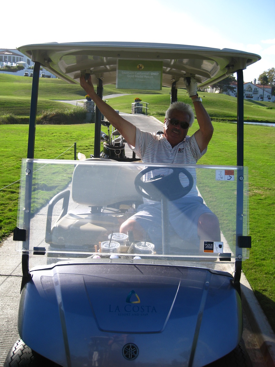 Golf at La Costa with friends 9/25/2013