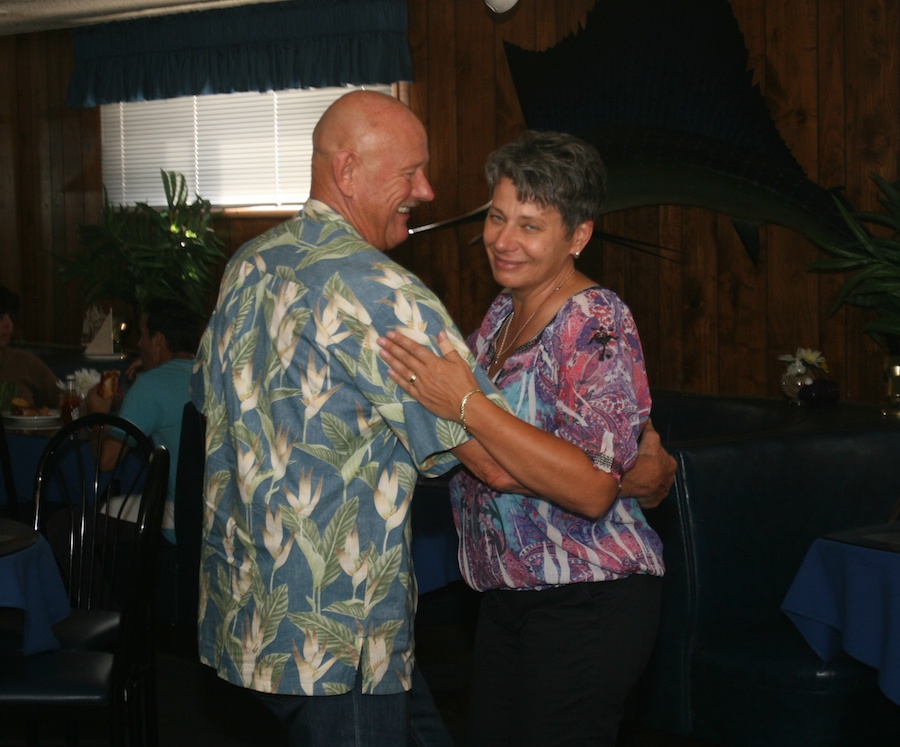 Celebrating at Newport Harbor with friends 10/6/2013