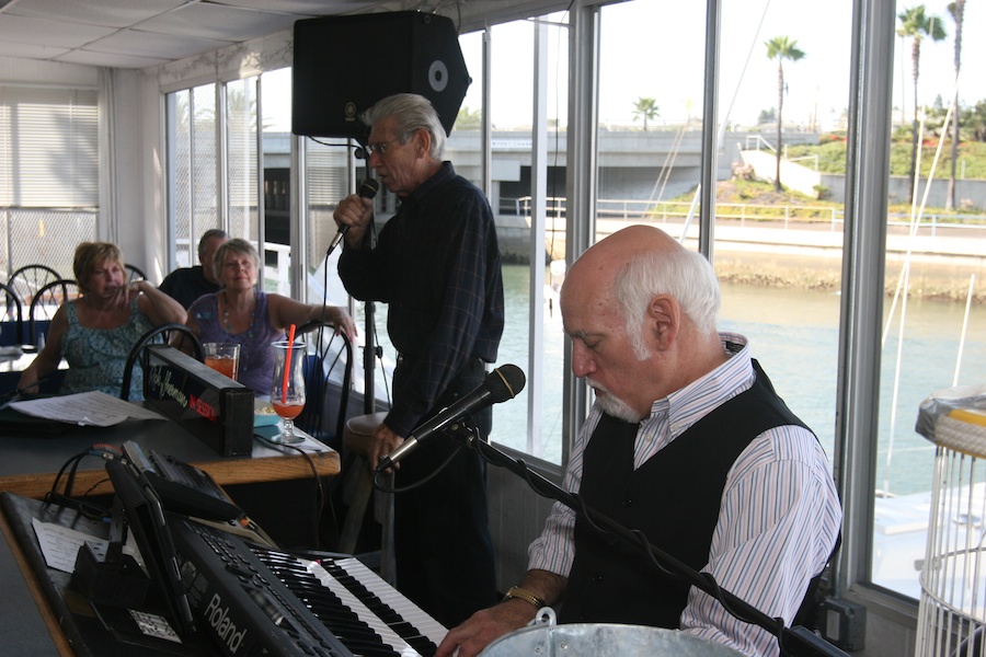 Celebrating at Newport Harbor with friends 10/6/2013